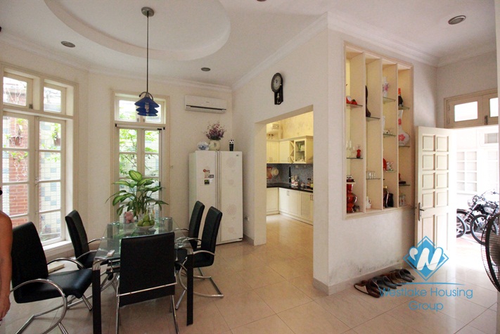Beautiful house with large garden for rent in Ciputra area, Tay Ho, Hanoi
